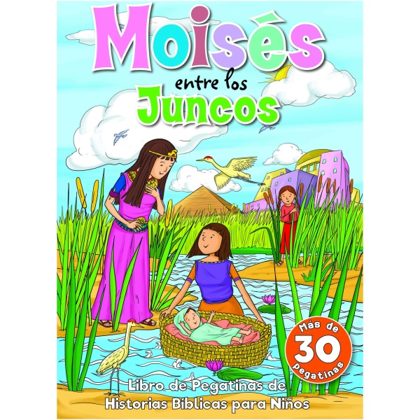 Moisés Entre los Juncos, libro de pegatinas