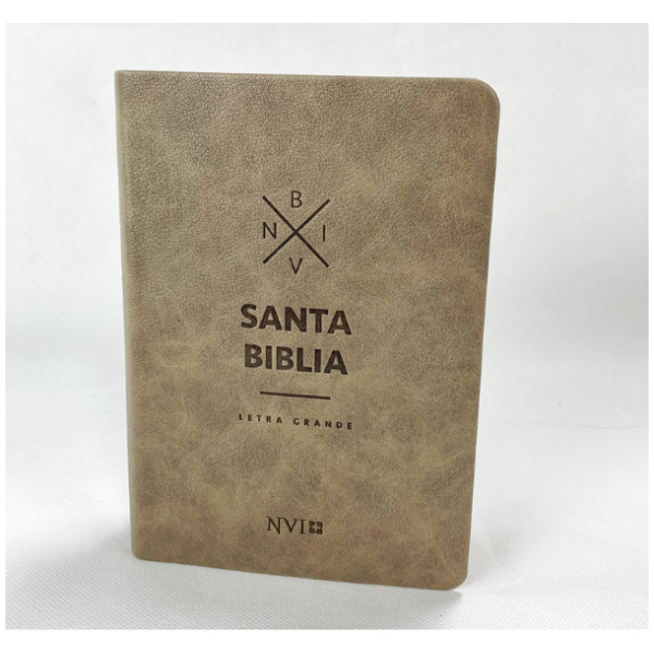 Biblia NVI Marron cruz