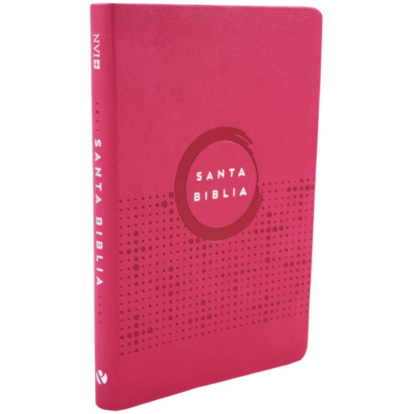 Biblia NVI Ultrafina Fucsia 8pt cuero italiano - Image 2