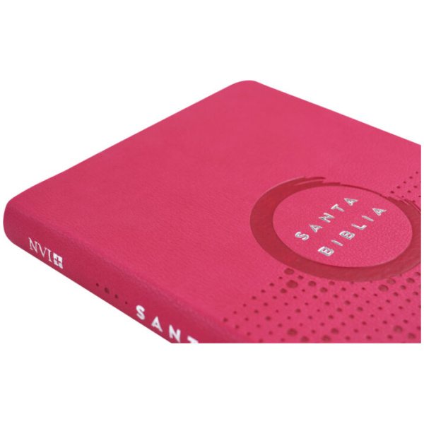 Biblia NVI Ultrafina Fucsia 8pt cuero italiano - Image 3