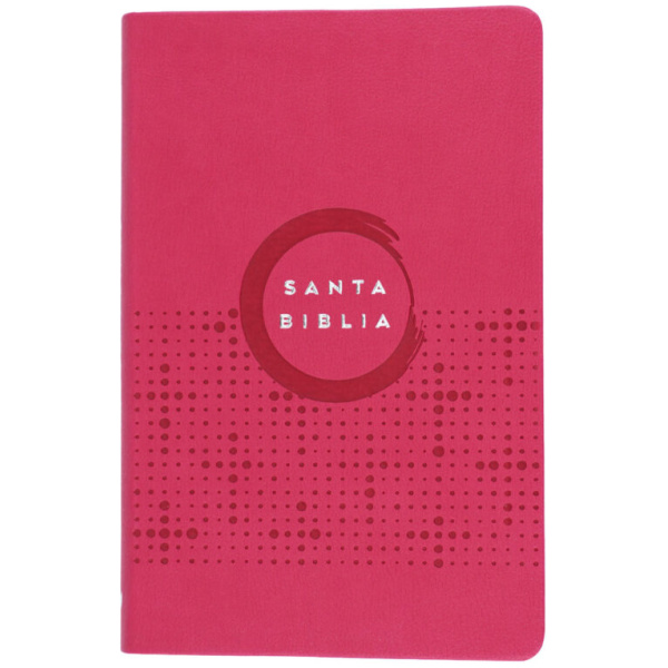 Biblia NVI Ultrafina Fucsia 8pt cuero italiano