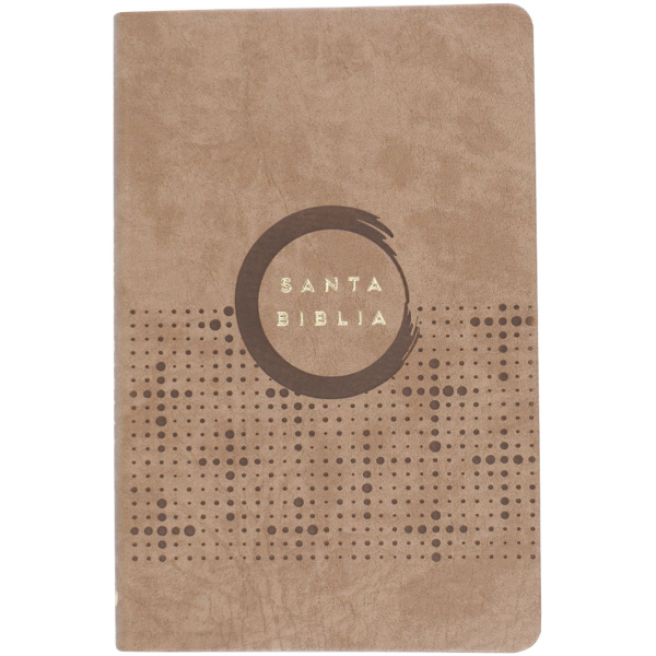 Biblia NVI Ultrafina Marron 8pt cuero italiano