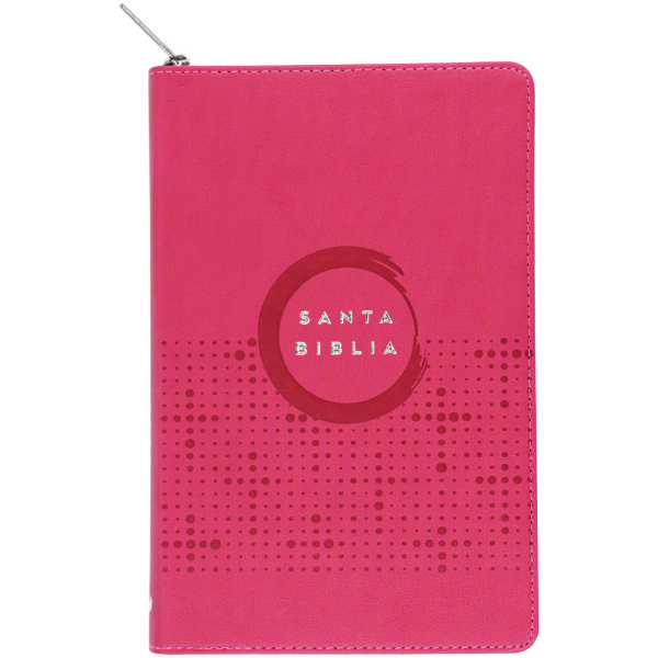 Biblia NVI Ultrafina Cierre Fucsia Letra 8pt