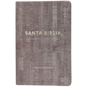 Biblia NVI Letra Grande Manual Madera 11pt cuero italiano