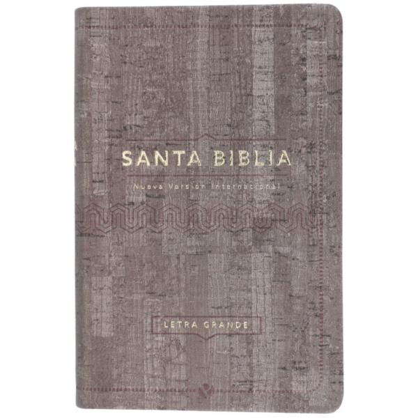 Biblia NVI Letra Grande Manual Madera 11pt cuero italiano