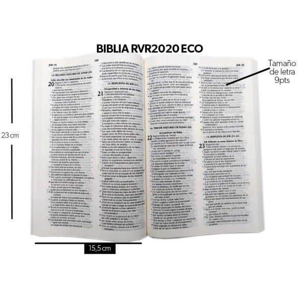 Biblia RVR2020 Eco Manual Tapa Rústica Dios Es Amor 9pt - Image 2