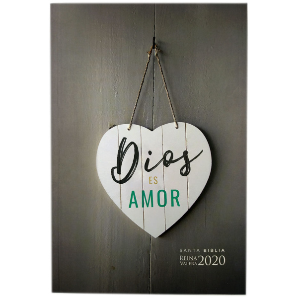 Biblia RVR2020 Eco Manual Tapa Rústica Dios Es Amor 9pt