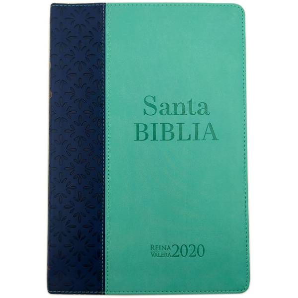 Biblia RVR2020 Ultrafina Manual Turquesa Azul 9pt