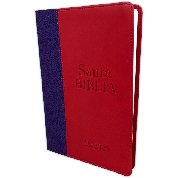 Biblia RVR2020 Ultrafina Manual Lila Rojo 9pt