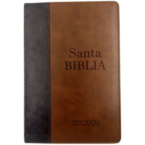 Biblia RVR2020 Ultrafina Manual Letra Grande bitono Café 9pt