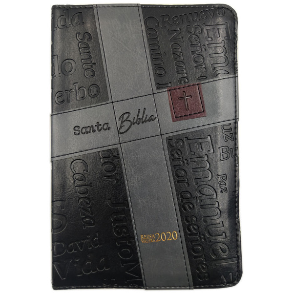 Biblia RVR2020 Compacta Cierre Negro 10pt