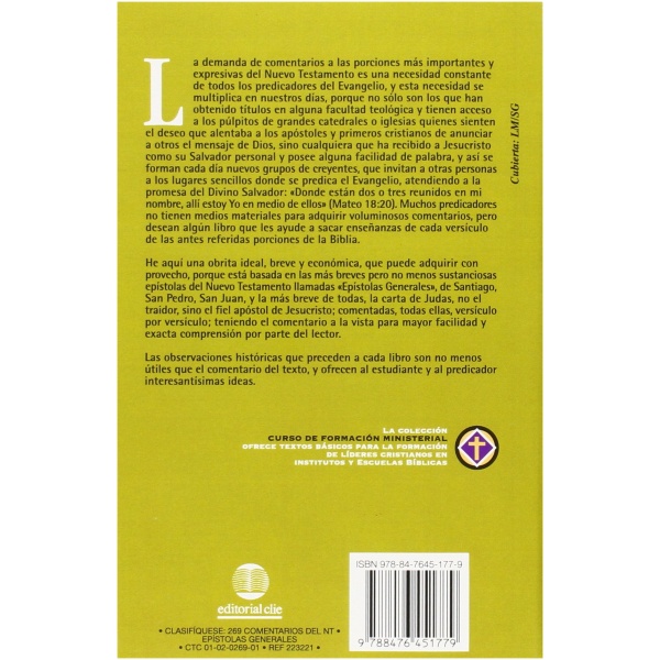 Las Epístolas Generales: Santiago, 1 y 2 de Pedro, 1, 2 y 3 de Juan y Judas - Image 2