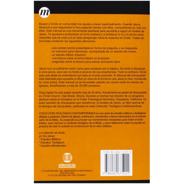Manual del discipulado Colec. Teológica Contemporánea 20 - Image 3