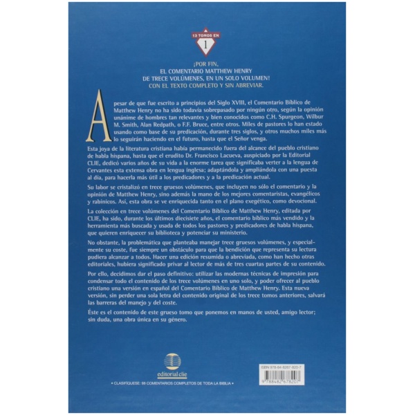 Comentario Bíblico Matthew Henry: Obra Completa Sin Abreviar - Image 2