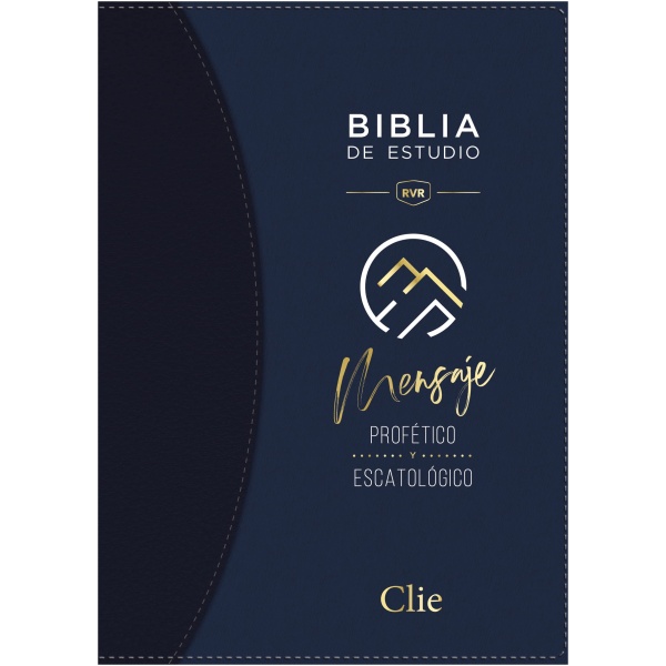 Biblia RVR1977 de Estudio del Mensaje Profético y Escatológico Azul índice