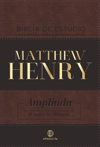 Biblia Rvr De Estudio Matthew Henry Leathersoft