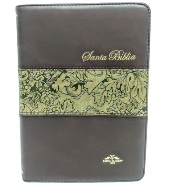 Biblia Reina Valera 1909 Imitación Cuero Café