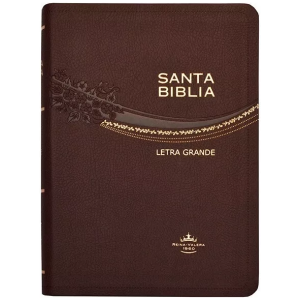 Biblia Letra Grande Con Referencias RVR60 Color Vino