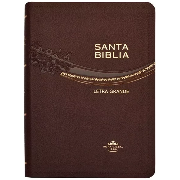 Biblia Letra Grande Con Referencias RVR60 Color Vino