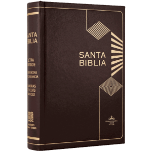 Biblia RVR1960 Letra Grande Tapa Dura Café