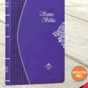 Biblia Reina Valera 1960 Mediana, Imitación Piel, Morada