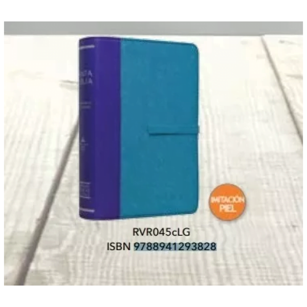 Biblia Chica Rvr60, Imit. Piel, Azul.