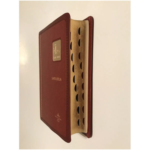 Biblia Chica L/grande, Índice Rvr1960 Imitación Piel Borgoña