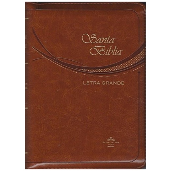 Biblia Reina Valera 1960 cierre imitación piel letra media R