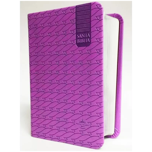 Biblia De Bolsillo Rvr1960 Imitación Piel Morado - Image 2