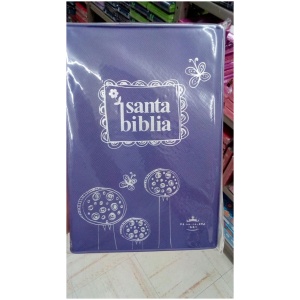 Santa Biblia Rv60 Chica Vinil Morado RVR042e