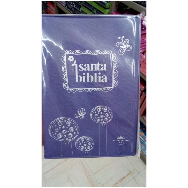 Santa Biblia Rv60 Chica Vinil Morado RVR042e