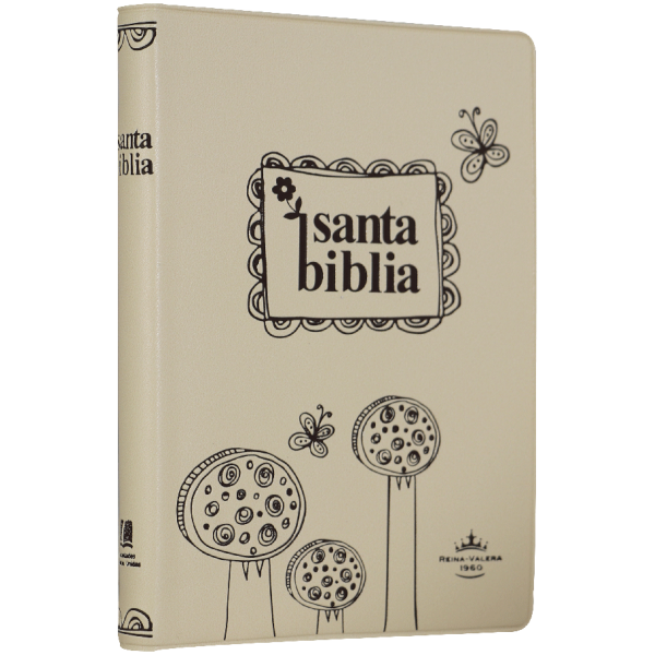 Biblia RVR1960 chica vinil PC beige RVR042e