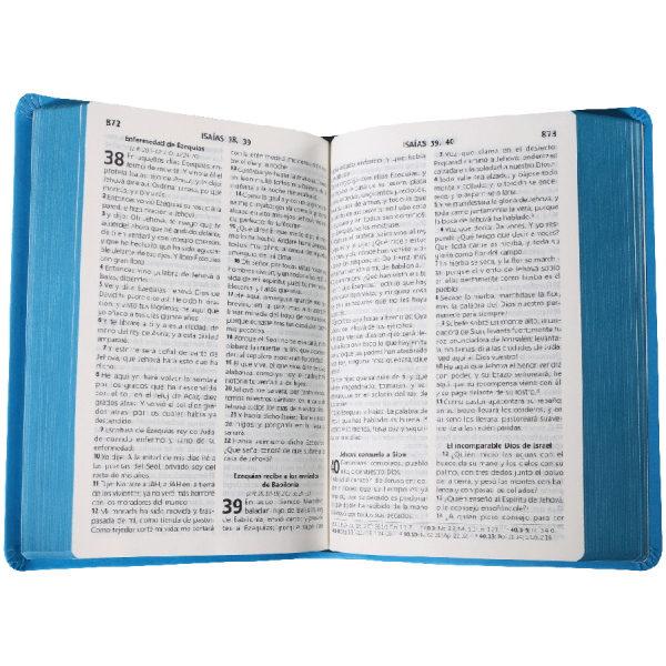 Biblia RVR1960 Letra Grande Cruz Cielo Azul ET RVR065CLG - Image 2