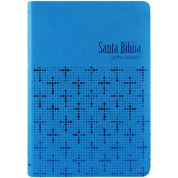 Biblia RVR1960 Letra Grande Cruz Cielo Azul ET RVR065CLG - Image 3