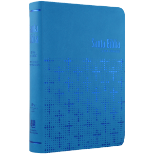Biblia RVR1960 Letra Grande Cruz Cielo Azul ET RVR065CLG