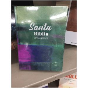 Biblia Rvr60, Mediana, Letra Grande, Allego Ag Verde Con Mor