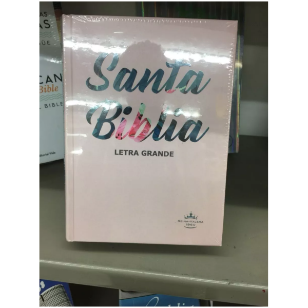 Biblia Rv1960 Mediana Letra Grande Aloha Flores