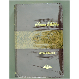 Biblia RV1909 tamaño 065 Letra Grande Cafe