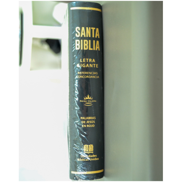 Biblia RVR60 imit. piel negra pixeles Letra gigante RVR065CL - Image 4