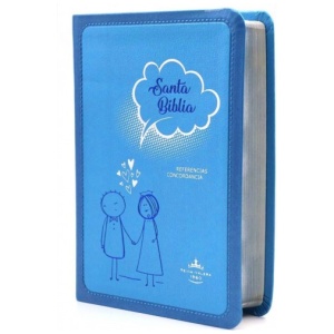 Biblia RVR60 Azul Amour