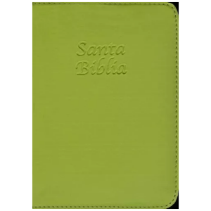 Biblia Rvr60 Bolsillo Verde Con Cierre