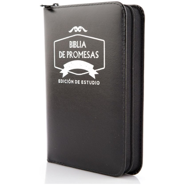 Biblia RVR60 de estudio promesas color negro RVR45cZa