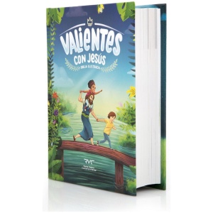 Biblia RVC023 Ilustrada Valientes con Jesús tapa dura