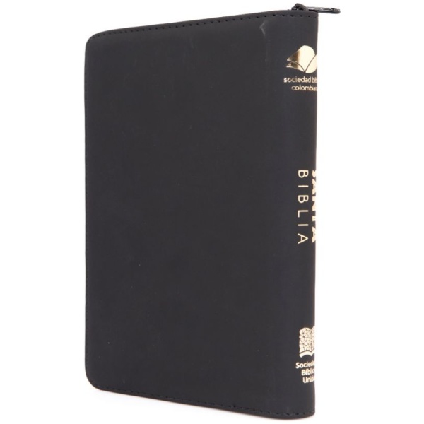Biblia De Estudio Mediana Rvr1995 Imit Piel Negro Con Índice - Image 3