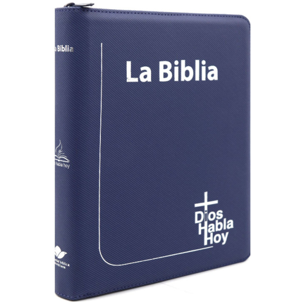Biblia Dios Habla Hoy Letra Gigante Azul cierre15 pt - Image 3
