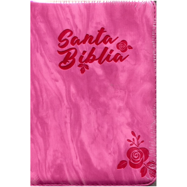 Biblia Chica, Cierre,  Índice. Rvr1969, Imitación Piel Rosa