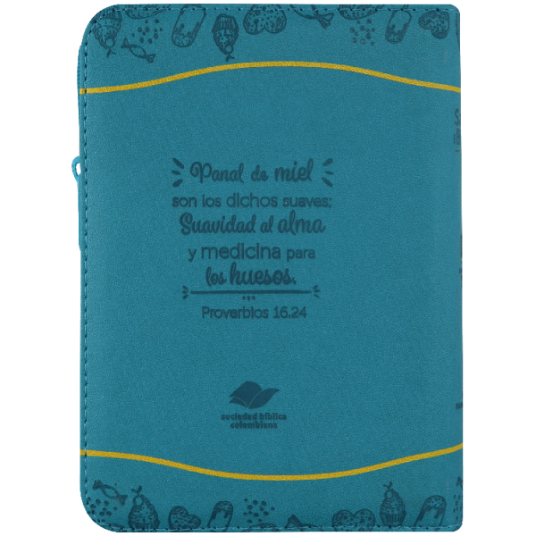 Biblia Color Azul Amarillo RVR 1960 RVR045cZTILM PJR - Image 3