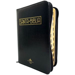 Biblia RVR1960 Negro Canto Dorado QR RVR055cZTILGaPJR