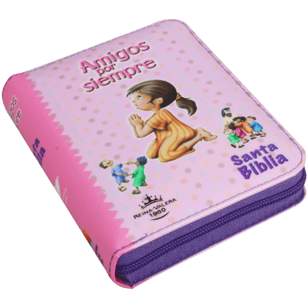 Biblia RVR1960 Amigos Por Siempre Rosa RVR022cPZLMaPJR - Image 3