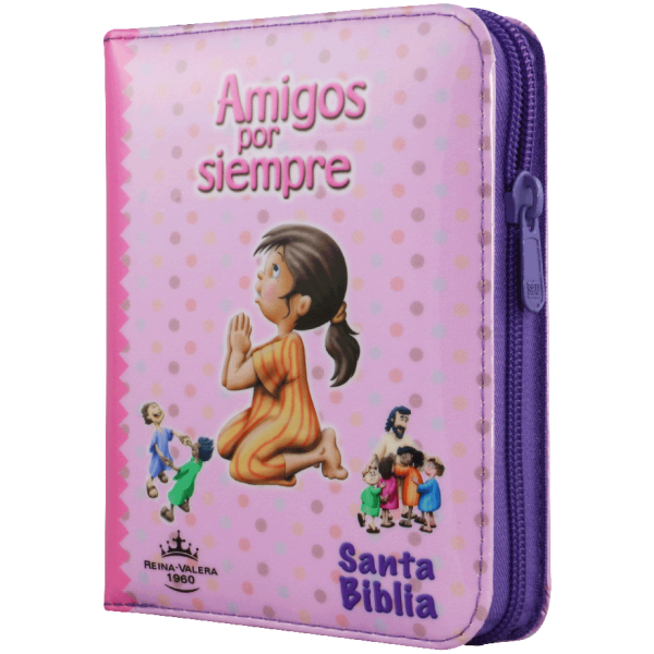 Biblia RVR1960 Amigos Por Siempre Rosa RVR022cPZLMaPJR